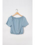 Esprit Bluza din chambray cu decolteu pe umeri - Pled.ro