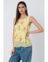 Esprit Bluza din sifon cu imprimeu floral fara maneci - Pled.ro