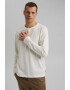 Esprit Bluza henley din bumbac organic si material pique - Pled.ro