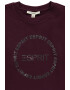 Esprit Bluza sport cu imprimeu logo si maneci cazute - Pled.ro