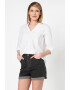 Esprit Bluza tip tunica relaxed fit din amestec de in - Pled.ro