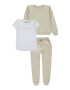 Esprit Set de tricou de bumbac pantaloni sport si bluza sport - 3 piese - Pled.ro