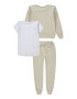 Esprit Set de tricou de bumbac pantaloni sport si bluza sport - 3 piese - Pled.ro