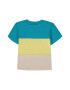 Esprit Tricou cu decolteu la baza gatului si model colorblock - Pled.ro