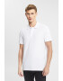 Esprit Tricou polo cu model uni - Pled.ro