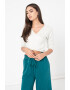 Etam Bluza crop de casa cu striatii - Pled.ro