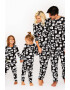 FAMILYSTA® Pijama de bumbac cu imprimeu grafic - Pled.ro