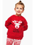 FAMILYSTA® Bluza de trening cu imprimeu Rudolf - Pled.ro