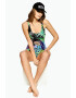 FAMILYSTA® Costum de baie intreg cu imprimeu tropical - Pled.ro