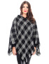 FAMILYSTA® Poncho din amestec de lana cu model in carouri - Pled.ro