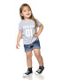 FAMILYSTA® Tricou de bumbac cu imprimeu text - Pled.ro