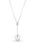 FAVORI JEWELLERY Colier drop din aur de 14K cu diamante - Pled.ro