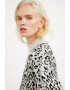 FINN FLARE Cardigan cu animal print si cordon in talie - Pled.ro