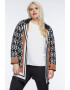 Fiorella Rubino Cardigan cu model geometric - Pled.ro