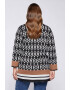 Fiorella Rubino Cardigan cu model geometric - Pled.ro