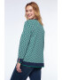 Fiorella Rubino Cardigan fara inchidere cu model herringbone - Pled.ro