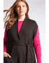 Fiorella Rubino Cardigan lung cu un codon detasabil - Pled.ro