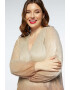 Fiorella Rubino Cardigan lung semitranspare cu aspect stralucitor - Pled.ro