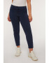 Fiorella Rubino Pantaloni crop cu talie medie - Pled.ro