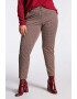 Fiorella Rubino Pantaloni slim fit cu model - Pled.ro