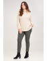 Fiorella Rubino Pantaloni slim fit cu model discret - Pled.ro