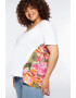 Fiorella Rubino Tricou din amestec de bumbac cu model floral - Pled.ro