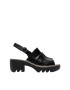 Fly London Sandale negre din piele naturala - Pled.ro