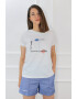 FOLD YOUR MIND Tricou de bumbac cu imprimeu text - Pled.ro