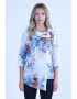 Format Lady Bluza asimetrica cu model tie-dye - Pled.ro