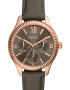 Fossil Ceas cu functii multiple si curea de piele Rye - Pled.ro