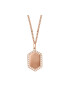 Fossil Colier Elliott slider JOF00855791 Rose gold - Pled.ro