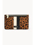 Fossil Portofel de piele ecologica cu animal print Logan - Pled.ro