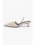 Furla Pantofi slingback de piele cu toc kitten Code Stretch - Pled.ro