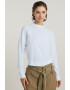 G-STAR Bluza crop de bumbac organic - Pled.ro