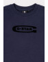 G-STAR Bluza de trening cu decolteu la baza gatului de bumbac organic - Pled.ro