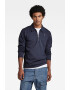 G-Star RAW Bluza de bumbac cu guler ascutit - Pled.ro