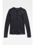 G-Star RAW Bluza din amestec de bumbac organic cu fenta scurta cu nasturi - Pled.ro