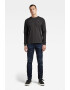 G-Star RAW Bluza din bumbac organic cu decolteu la baza gatului - Pled.ro