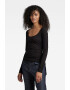 G-Star RAW Bluza din bumbac organic cu decolteu rotund - Pled.ro