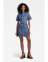 G-STAR Rochie-camasa din denim cu buzunare cu clapa - Pled.ro