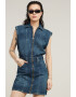 G-STAR RAW Rochie mini din denim cu maneci detasabile - Pled.ro