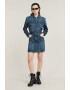 G-STAR RAW Rochie mini din denim cu maneci detasabile - Pled.ro