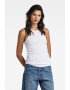 G-Star RAW Top de bumbac de bumbac organic cu striatii - Pled.ro