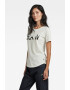 G-Star RAW Tricou cu imprimeu logo si terminatie rotunjita - Pled.ro