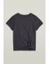 G-STAR Tricou cu model in dungi si nod lateral - Pled.ro