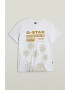 G-STAR RAW Tricou de bumbac organic cu imprimeu - Pled.ro