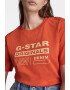 G-STAR Tricou de bumbac organic cu imprimeu logo Originals - Pled.ro