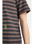 G-Star RAW Tricou de bumbac organic cu model in dungi - Pled.ro