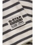 G-STAR Tricou de bumbac organic cu model in dungi - Pled.ro