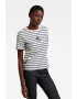 G-Star RAW Tricou din bumbac organic cu dungi - Pled.ro